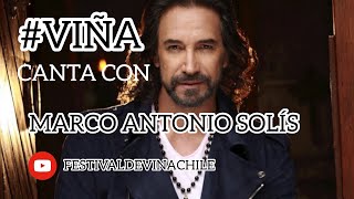 CANTA CON  MARCO ANTONIO SOLÍS EN EL FESTIVAL DE VIÑA DEL MAR CHILE