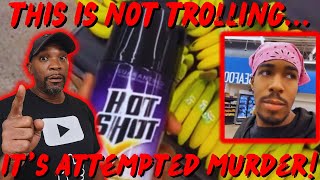 Social Media Influencer Arrested for Spraying Bug Spray on Food in a Walmart and Livestreaming it! 😡