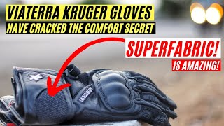 BEST MOTORCYCLE GLOVES WITH SUPERFABRIC PROTECTION, DESIGN FOR COMFORT VIATERRA KRUGER GLOVES REVIEW