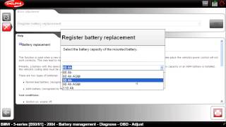 bmw e60-e61 batteri kodning delphi kodning af batteri anden type end udskiftet