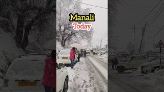 manali live snowfall today | manali today | manali weather today | manali current situation #manali