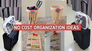 No cost Home organization ideas using waste material | DIY Organizer Ideas from waste materials