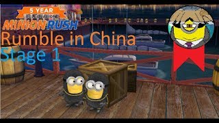 Minion Rush | Rumble in China S.M | Stage 1