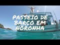 Passeio privativo com Barco Patrick II em Fernando de Noronha