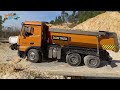 wltoys 14600 vs double e e590 rc dump trucks test u0026 comparison cars trucks 4 fun