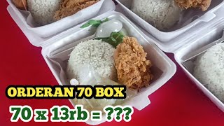 AYAM GEPREK PALING LARIS!!! DAPAT ORDERAN 70 BOX PAKET LENGKAP HARGA 13RB!!!!!!