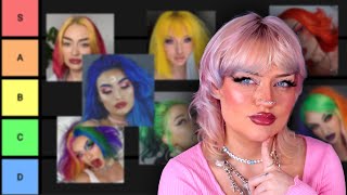 ranking all hair colors I ever had