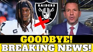 HE IS OUT! ALL FANS ARE IN SHOCK! LAS VEGAS RAIDERS NEWS
