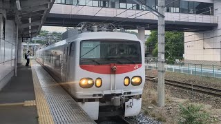 E491系 大糸線検測 北松本駅通過