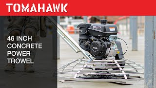 TOMAHAWK 46 Inch Concrete Power Trowel with Kohler Command Pro Engine