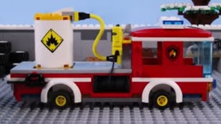 LEGO Experimental Kai's Mega Firetruck! STOP MOTION LEGO Cars and Trucks | LEGO | Billy Bricks