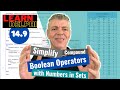 Learn Delphi Programming | Unit 14.9 | Simplify Compound Boolean Expressions with Numbers in Sets