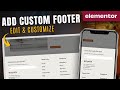 Create Custom Responsive Footer - Elementor Free (2026)