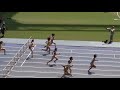 2013北部九州総体　陸上競技　女子100mh予選 1~8組