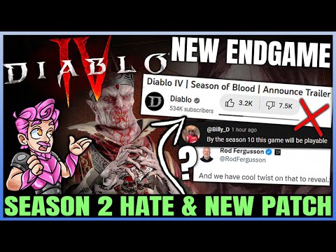 Diablo 4 - CONFIRMED: New BIG Endgame Content, Season 2 Backlash, New Nerf Patch & Eternal Changes!