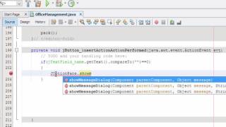 Insert into database using JFrame