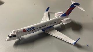 Paper Geminijets custom model CRJ-700 review!