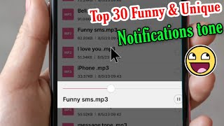 Top 30 funny notifications sounds | unique notifications tone