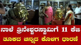 Trinesvaraswamy Temple Mysuru | Maha Shivaratri 2025 | ನಾಳೆ ಶಿವಲಿಂಗಕ್ಕೆ 11 ಕೆಜಿಯ ಚಿನ್ನದ ಕೊಳಗ ಧಾರಣೆ