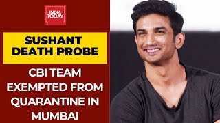 Sushant Death Probe: CBI Team In Mumbai To Exempted From Quarantine, BMC Grants Permission