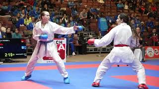 2024 PKF // Final FEMALE KUMITE -68 KG: JANESSA M. FONSECA ROMERO (PUR) vs ANASTASIIA VELOZO (CHI)