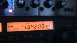 Sunday Spies. Numbers station on shortwave radio