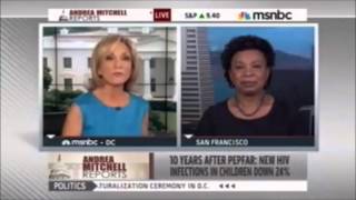 Rep. Barbara Lee joins Andrea Mitchell Reports to discuss 10th anniversary of PEPFAR
