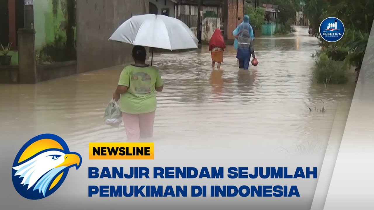 Banjir Rendam Sejumlah Pemukiman Di Indonesia - YouTube