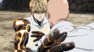 Genos asks Saitama to do his best to fight him and until then...