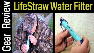 LifeStraw Personal Water Purification - Emergency Water Filter For Backpacking, Hiking & Camping