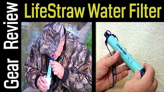 LifeStraw Personal Water Purification - Emergency Water Filter For Backpacking, Hiking \u0026 Camping