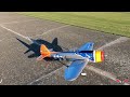 top flite giant p 47 thunderbolt maiden flight with saito fg60r3 gas radial engine awesome sound