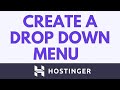 How To Create A Multi-Level Drop-Down Menu In Hostinger Website Builder | Step By Step Tutorial