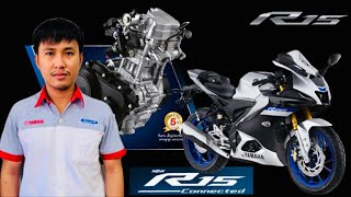 New Yamaha R15 Connected ปี 2023 ขุมพลังเครื่องยนต์ 155 ซีซี VVA จากตระกูล R-Series