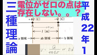 電験三種過去問解説【平成22年　問１】【理論】【静電気】