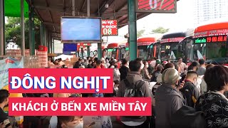 Bến xe Miền Tây đông nghịt những ngày cuối năm