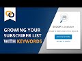 Growing a Text Marketing Subscriber List with Keywords | EZ Texting Tutorial