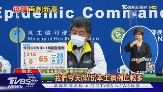 本土+216「擴12縣市」 陳時中:發展中.高峰未到｜TVBS新聞