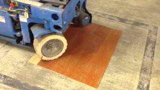 Flexplank flooring durability test