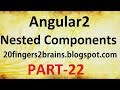 Angular2 -  Nested Components