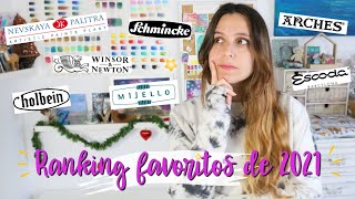 MIS 10 MATERIALES FAVORITOS DE ARTES 2021🎆 YourCreativeChannel