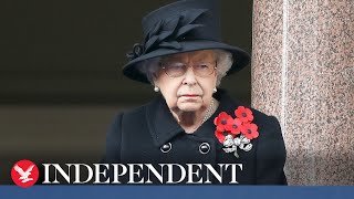 Queen marks Remembrance Sunday with socially-distanced commemoration