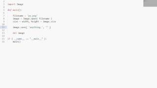 Python [PIL Image] 16 Save()