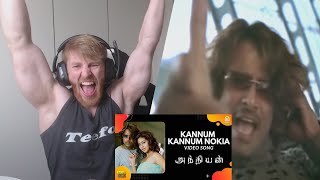 Kannum Kannum Nokia - HD Video Song | Anniyan | Vikram | Harris Jayaraj • Reaction By Foreigner