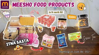 Meesho Food Haul 😍🍫Starting at just rs. 116 | Farha Naaz