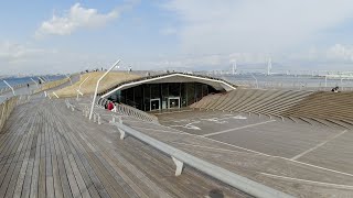 歩き // 横浜海岸教会～開港広場～横浜港大さん橋国際客船ターミナル Yokohama Osanbashi 2021-4　DJI Osmo Action