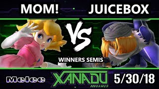 S@X 252 SSBM - MOM! (Peach) Vs. Juicebox (Sheik) - Smash Melee Winners Semis