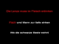 Rammstein - Reise, Reise (instrumental with lyrics)