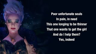 Poor Unfortunate Souls - Melissa McCarthy (Lyrics) [The Little Mermaid]