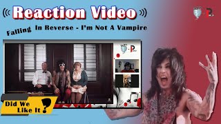 Falling In Reverse - I'm Not A Vampire [Reaction Video] #fallinginreverse #fir #ronnieradke